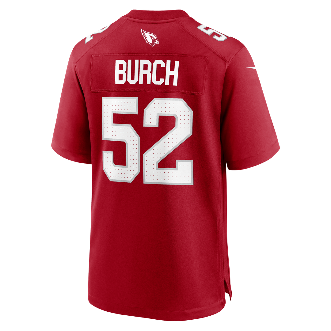 Jordan Burch Arizona Cardinals Cardinal Team Game Jersey