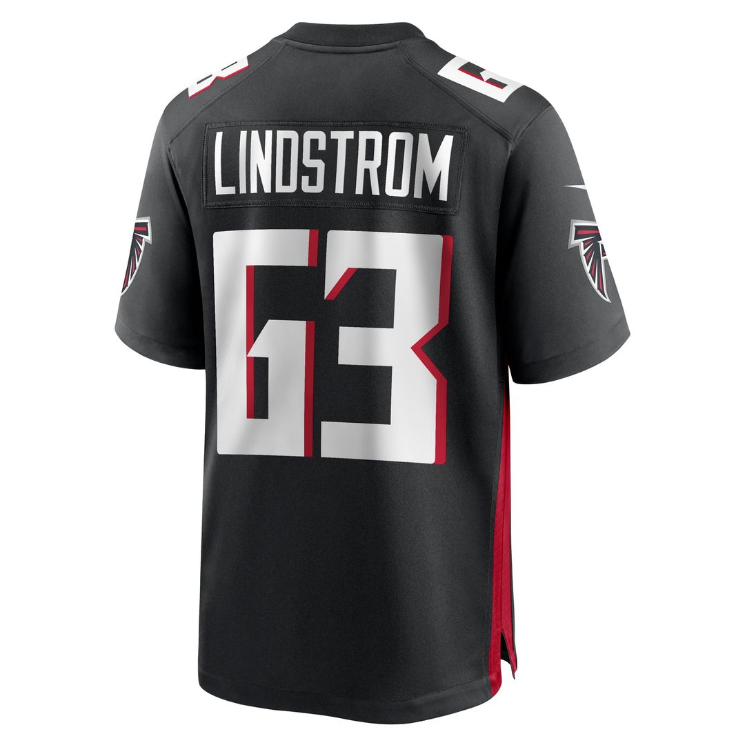 Chris Lindstrom Atlanta Falcons Black Team Game Jersey