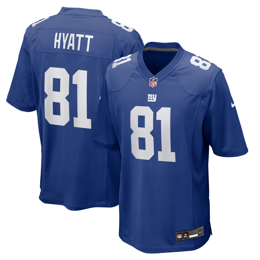 Jalin Hyatt New York Giants Royal Team Game Jersey