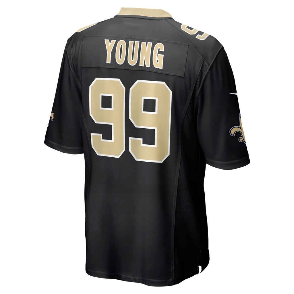 Chase Young New Orleans Saints Black Game Jersey