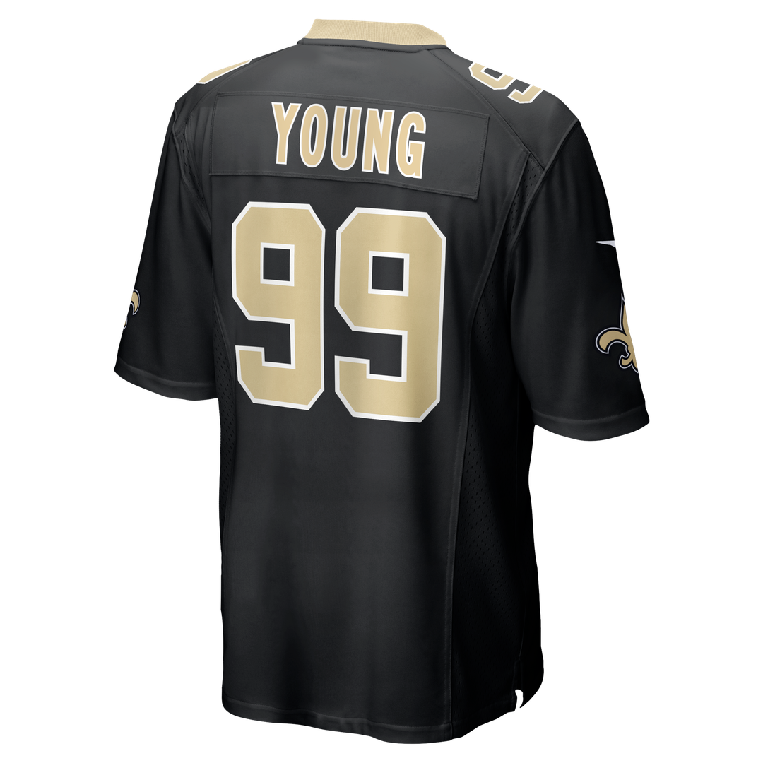 Chase Young New Orleans Saints Black Game Jersey