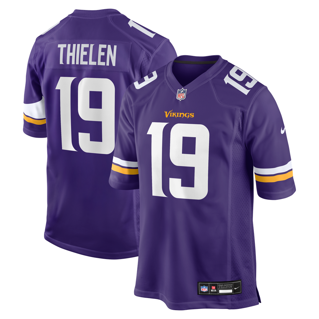 Adam Thielen Minnesota Vikings Purple Game Jersey