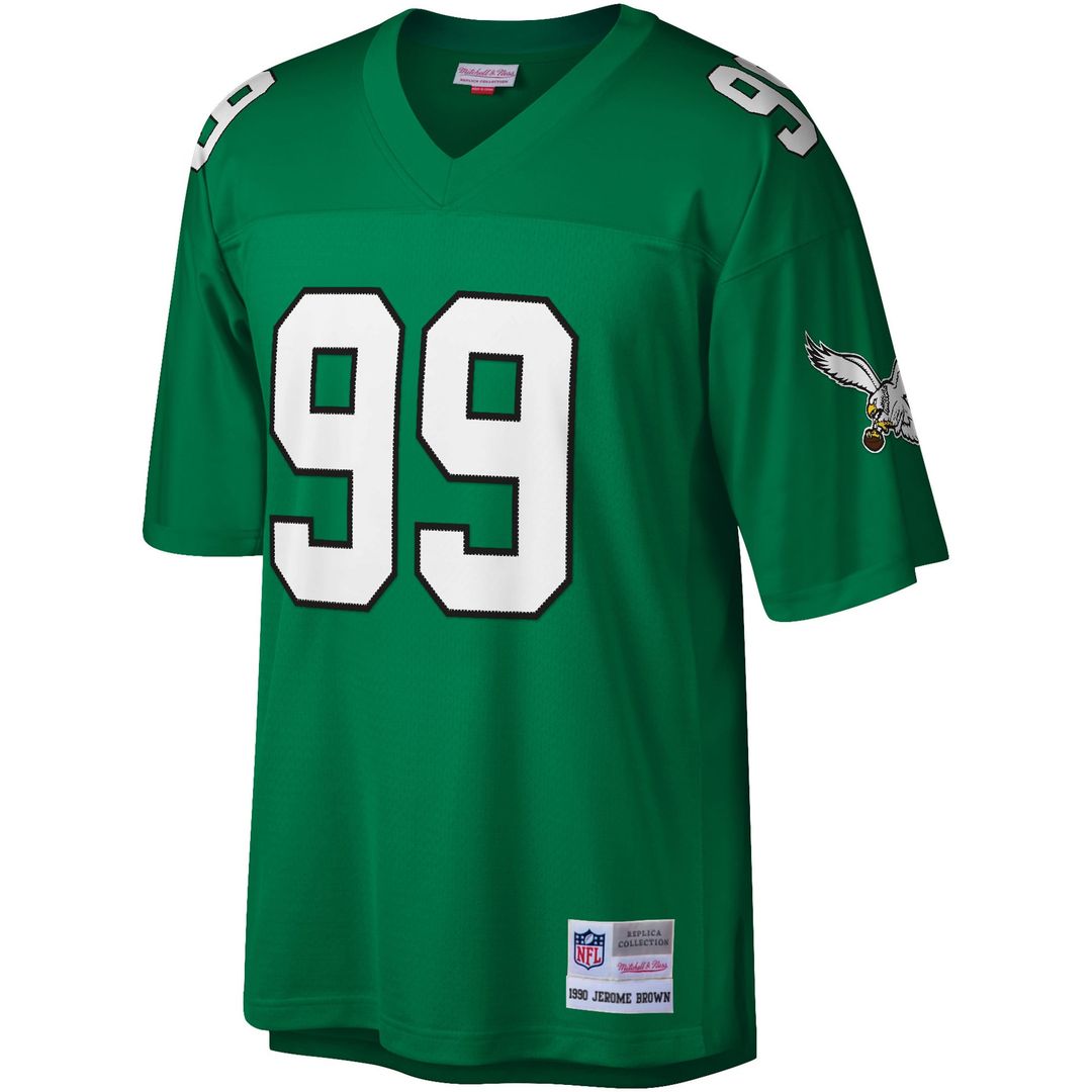 Jerome Brown Philadelphia Eagles Kelly Green Legacy Replica Jersey
