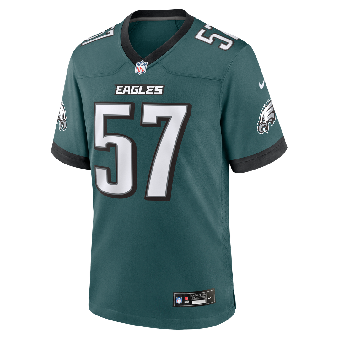 A.J. Epenesa Philadelphia Eagles Midnight Green Team Game Jersey