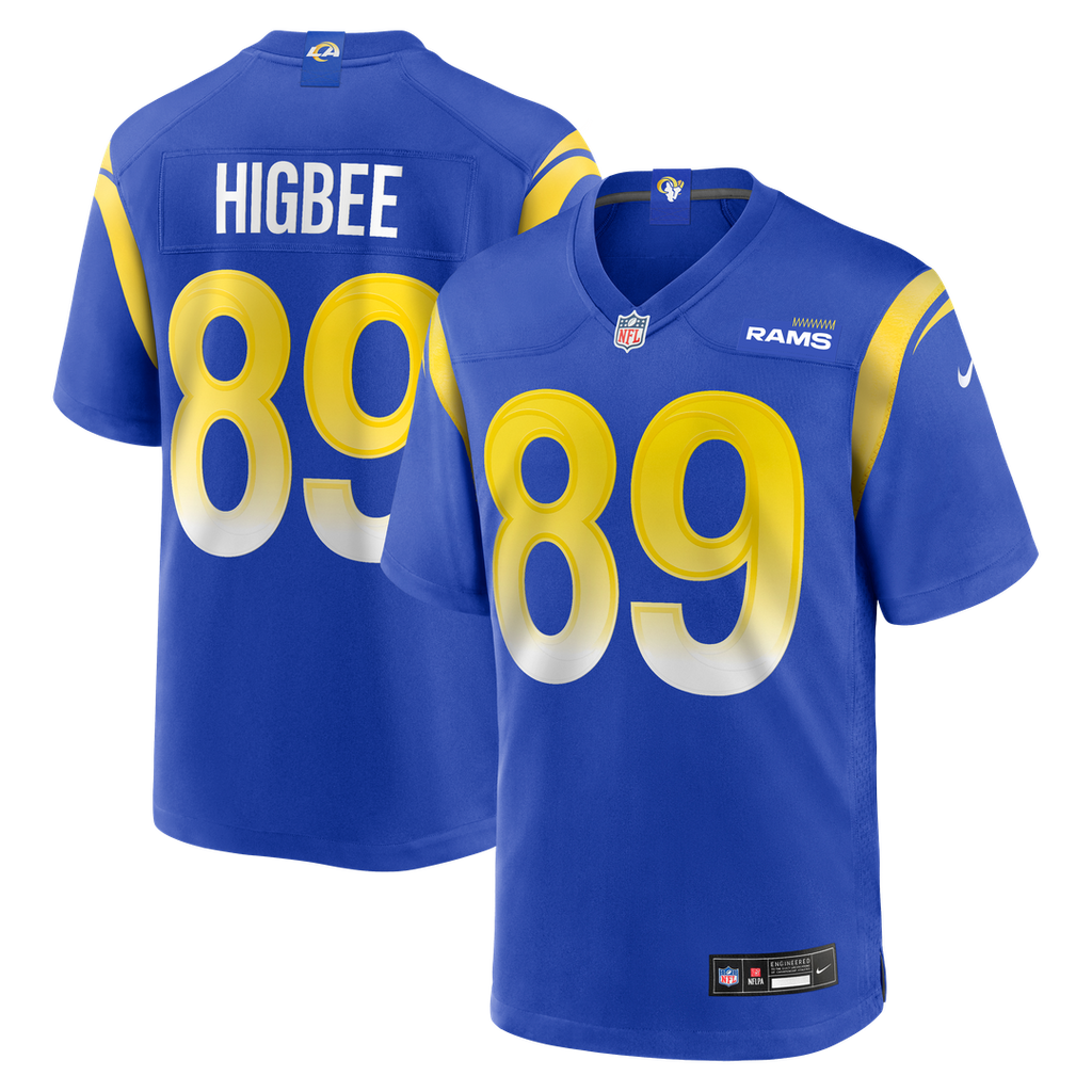 Tyler Higbee Los Angeles Rams Royal Game Player Jersey