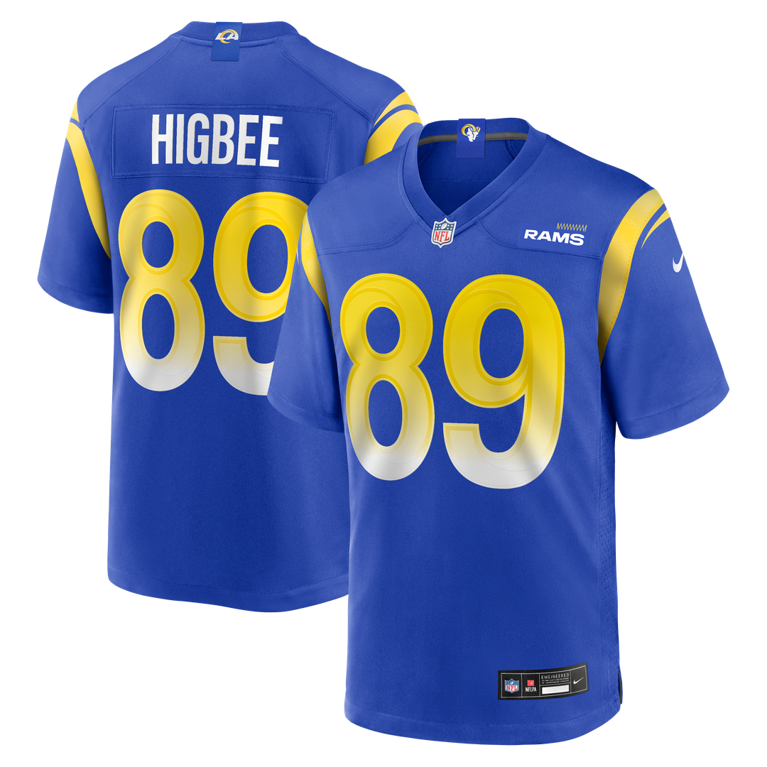 Tyler Higbee Los Angeles Rams Royal Game Player Jersey