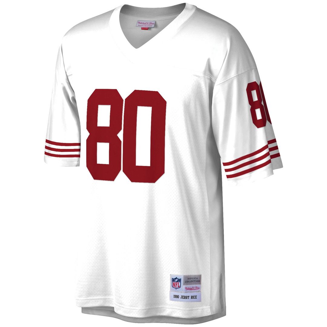 Jerry Rice San Francisco 49ers White Legacy Replica Jersey