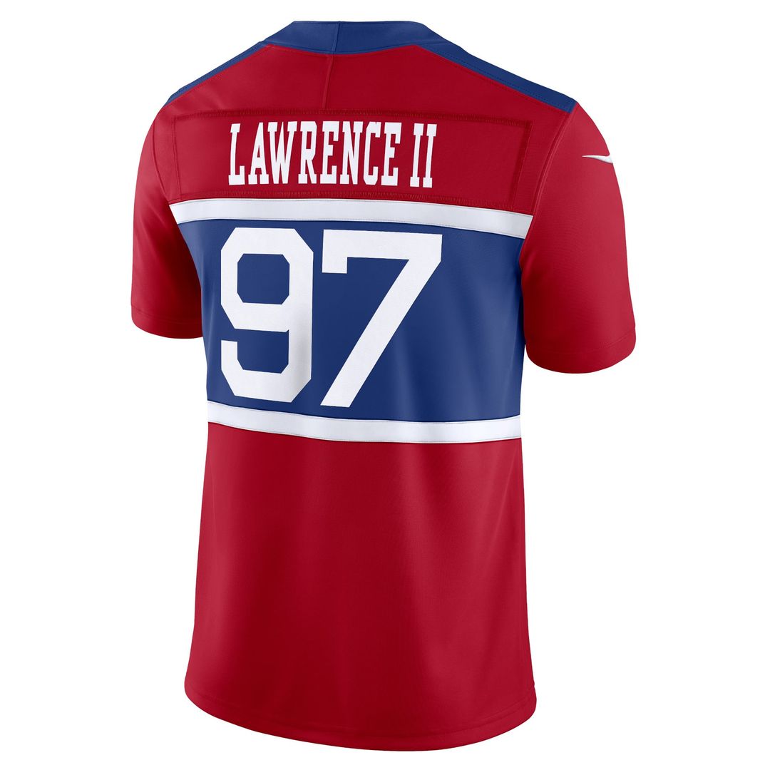 Dexter Lawrence II New York Giants Century Red Alternate Vapor F.U.S.E. Limited Jersey