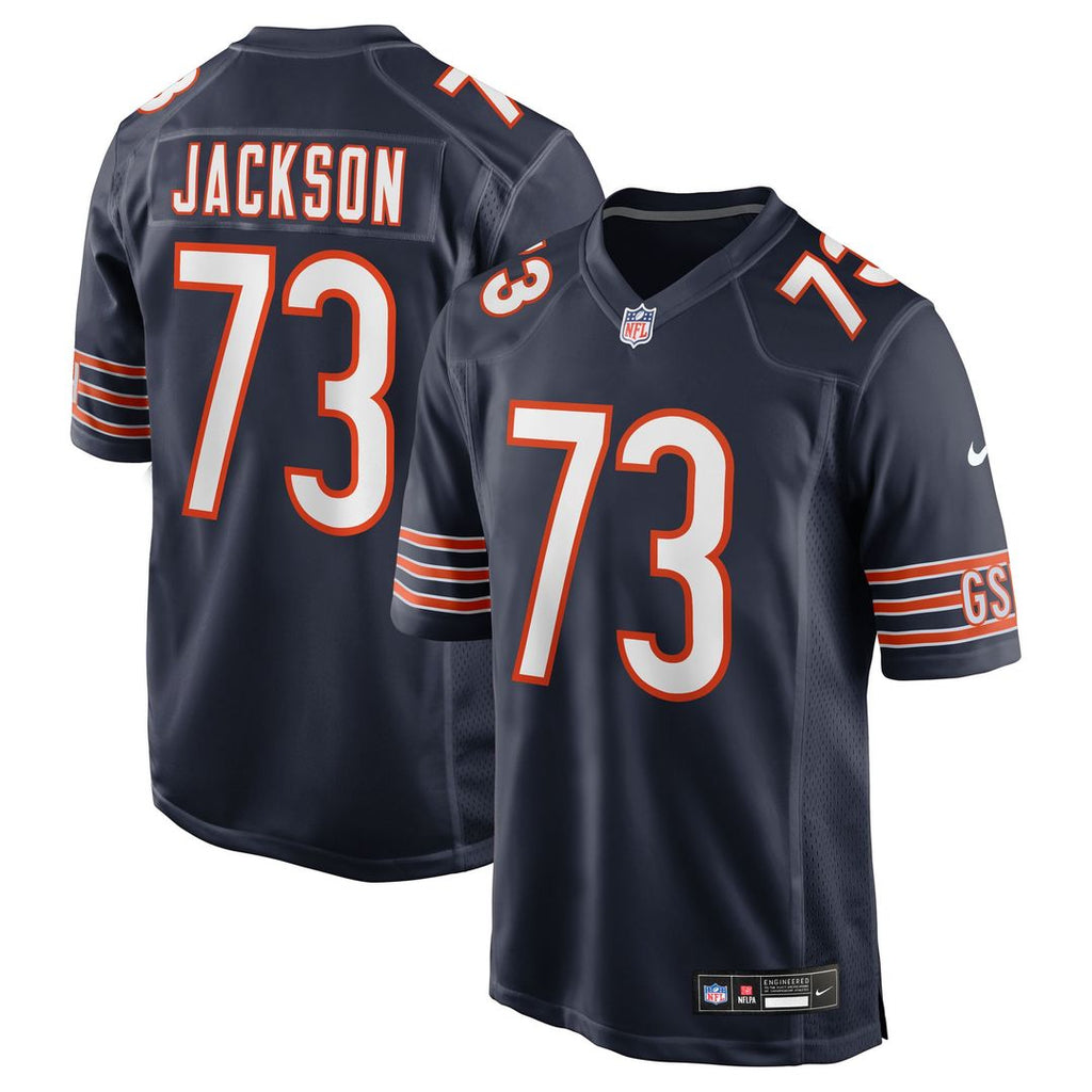 Jonah Jackson Chicago Bears Navy Team Game Jersey