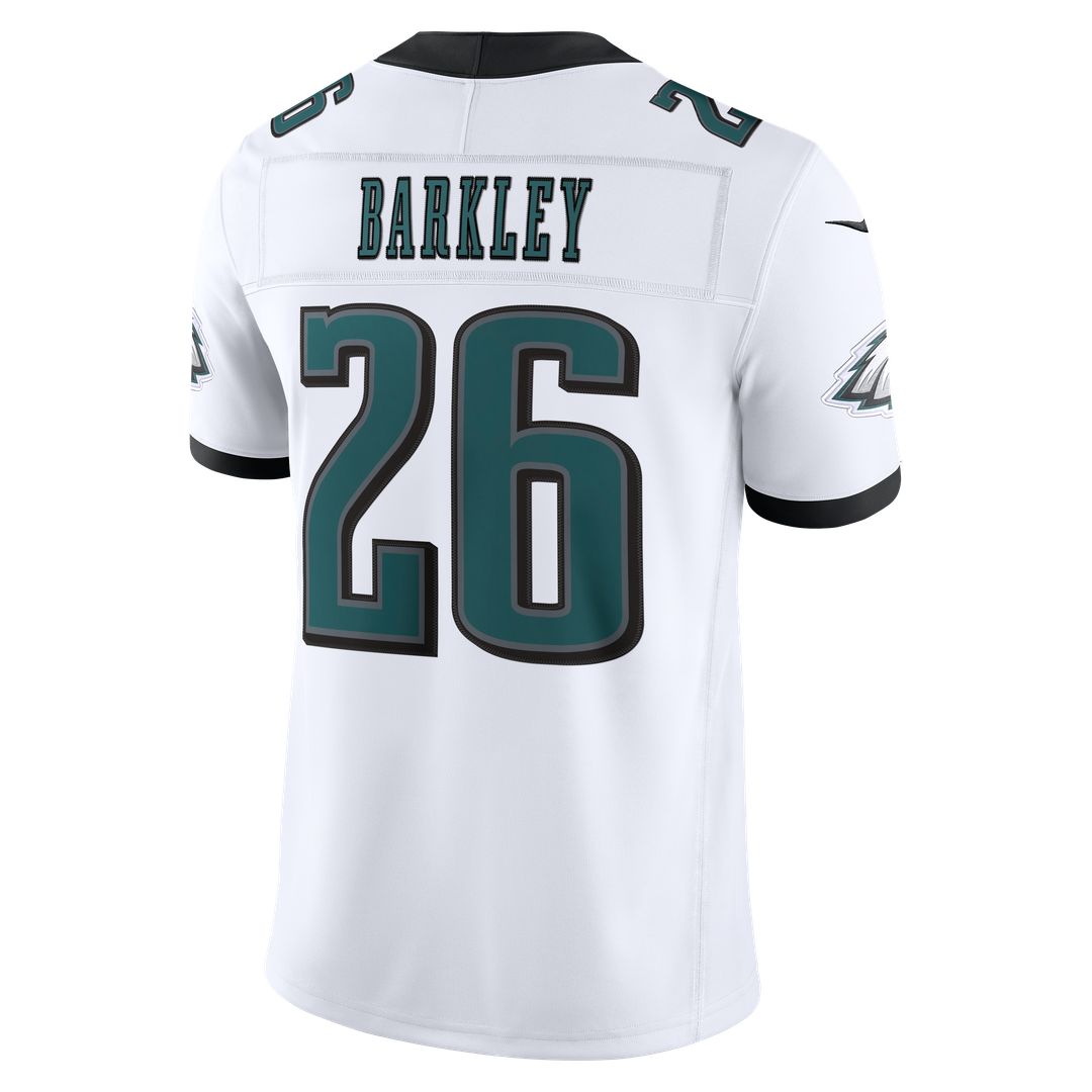 Saquon Barkley Philadelphia Eagles White Vapor F.U.S.E. Stitched Limited Jersey