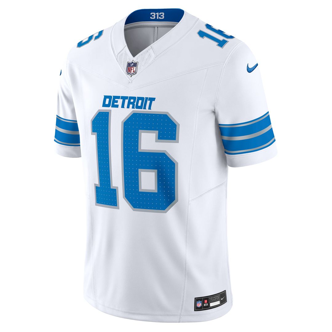 Jared Goff Detroit Lions White Vapor F.U.S.E. Limited Jersey