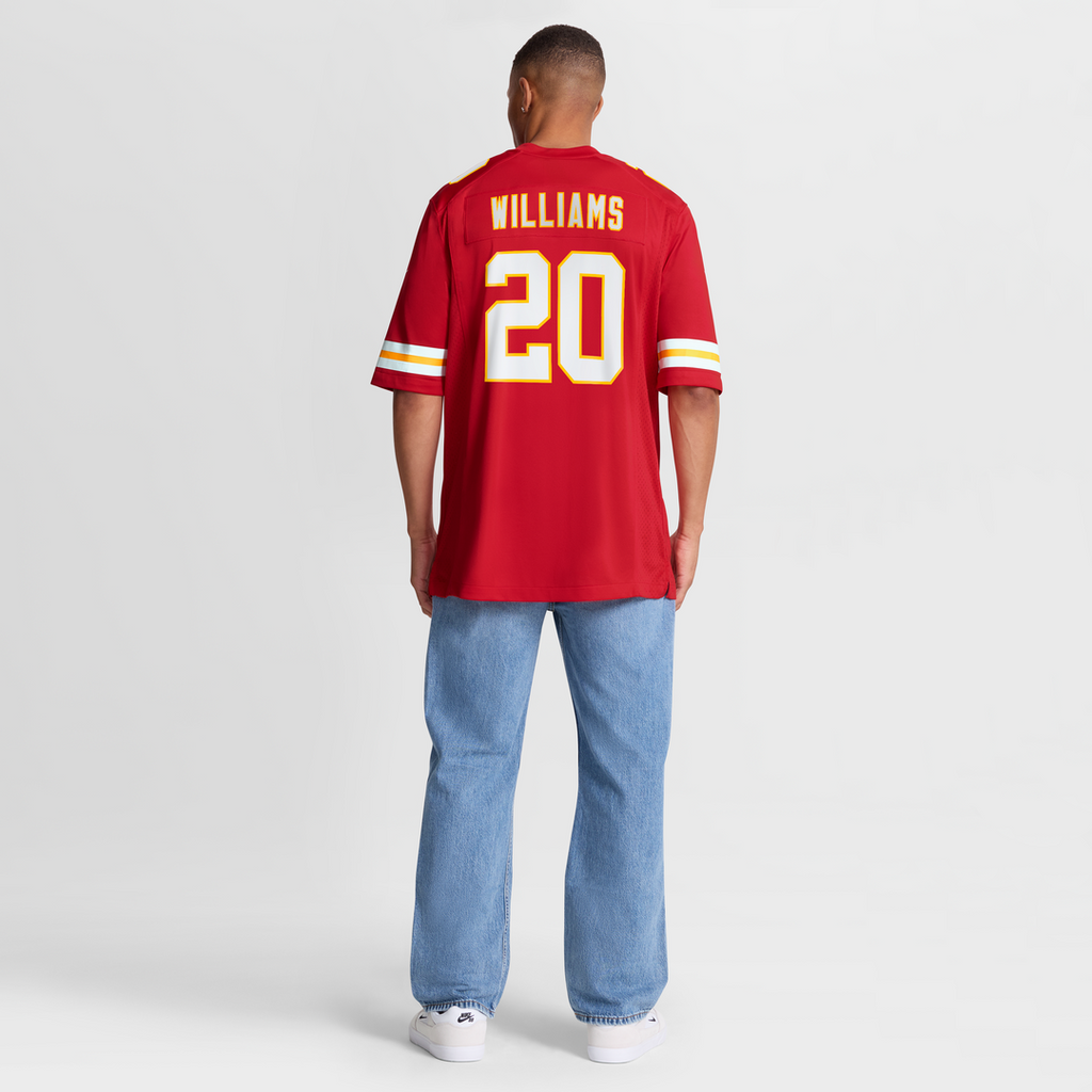 Nohl Williams Kansas City Chiefs Red Team Game Jersey