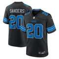 Barry Sanders Detroit Lions Black 2nd Alternate Retired Player Game Jersey