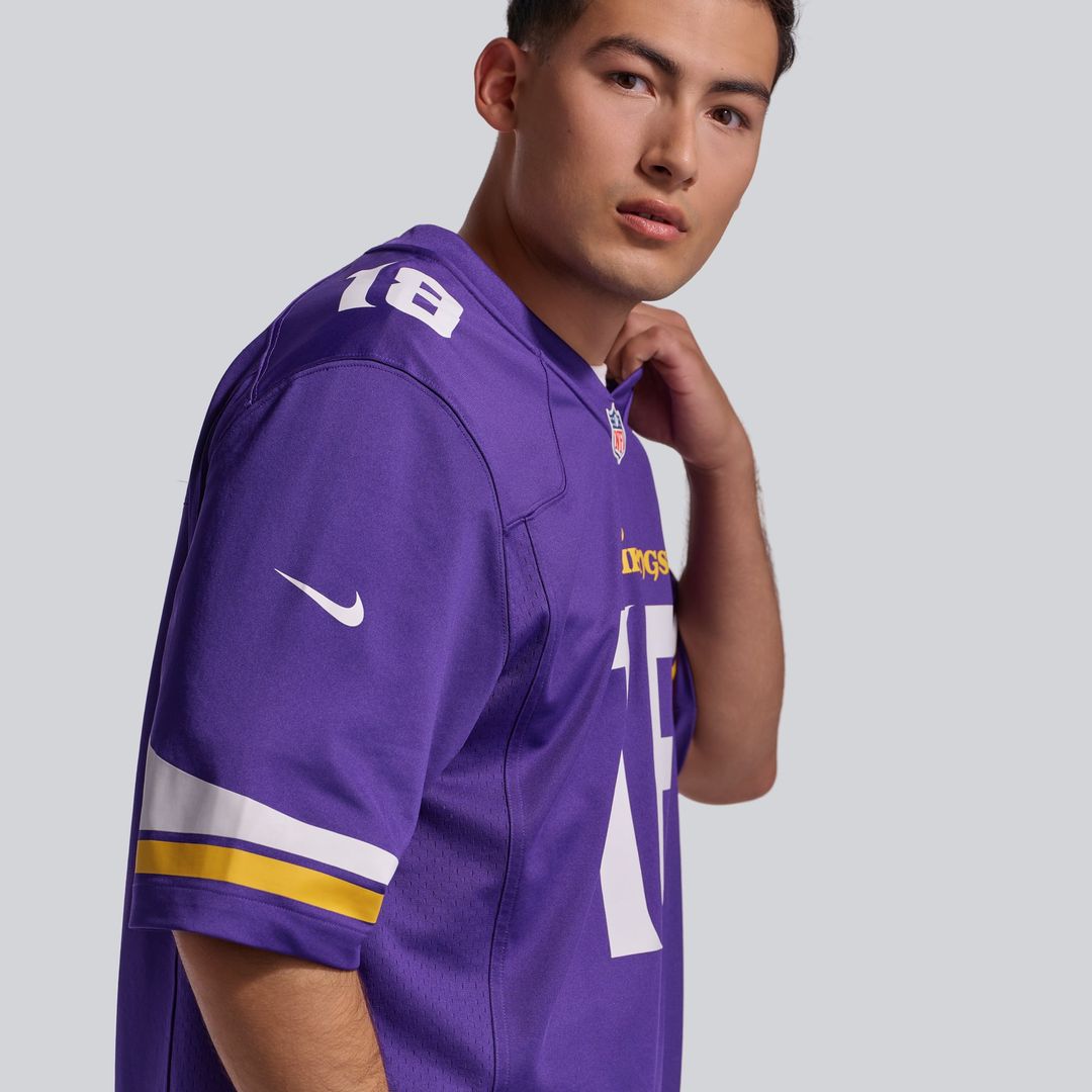 Justin Jefferson Minnesota Vikings Purple Player Game Jersey
