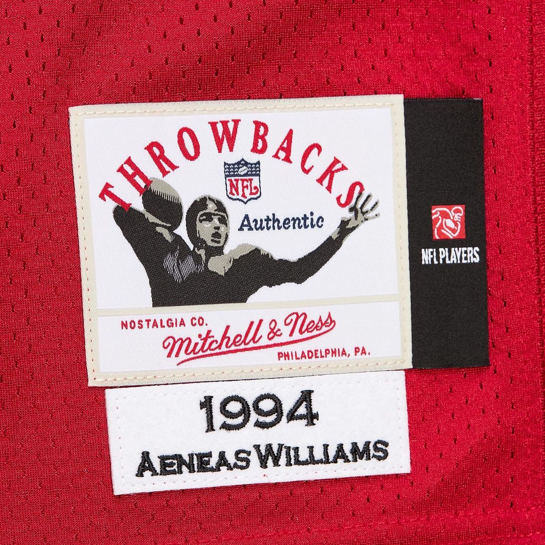 Aeneas Williams Arizona Cardinals 1994 Cardinal Authentic Throwback Retired Player Jersey