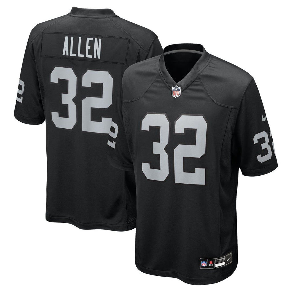 Marcus Allen Las Vegas Raiders Black Game Retired Player Jersey