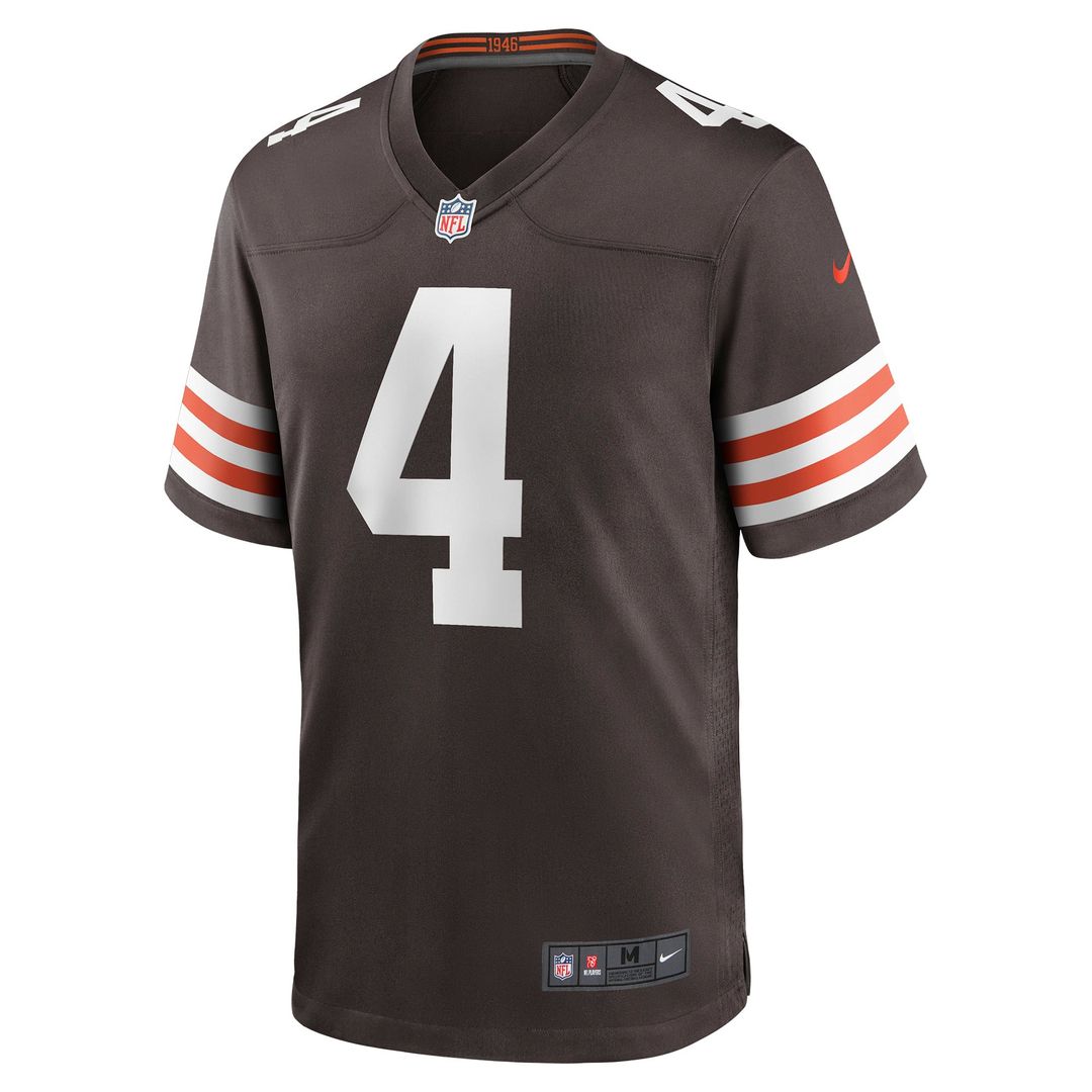 Deshaun Watson Cleveland Browns White Game Jersey