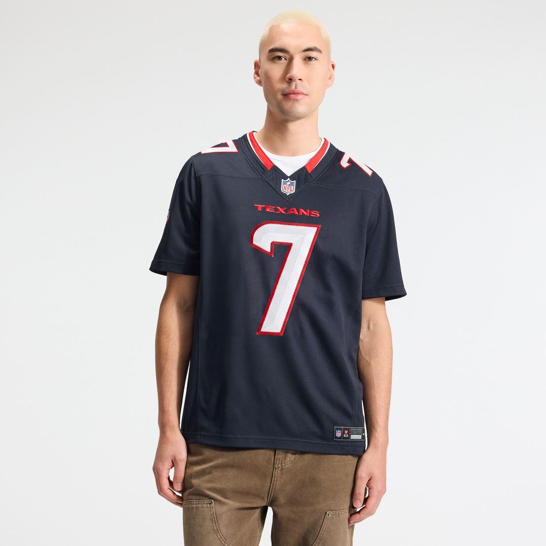 C.J. Stroud Houston Texans Navy Team Vapor F.U.S.E. Stitched Limited Jersey