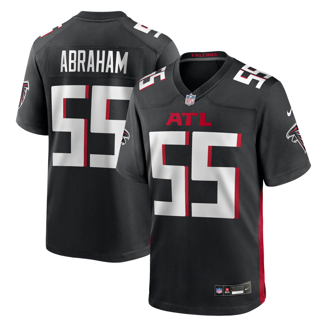 John Abraham Atlanta Falcons Black Game Retired Player Jersey