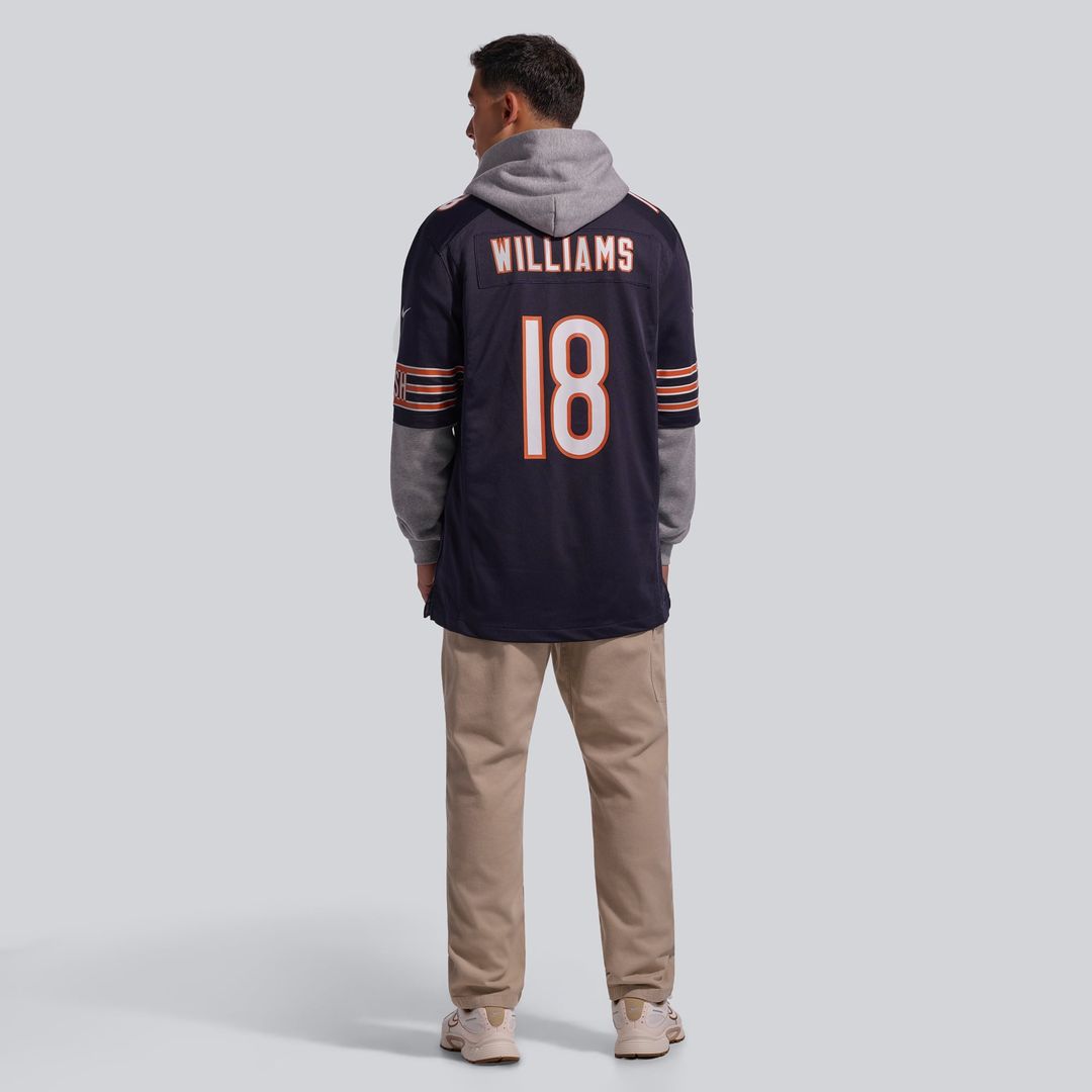 Caleb Williams Chicago Bears Navy Player Game Jersey