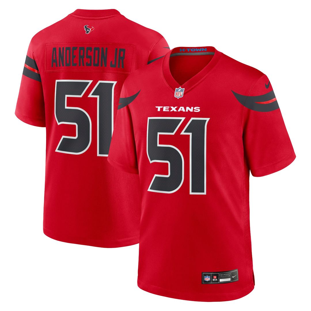Will Anderson Jr. Houston Texans Red Alternate Game Jersey