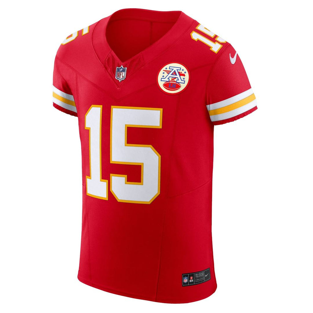 Patrick Mahomes Kansas City Chiefs Red Team Vapor F.U.S.E. Elite Jersey