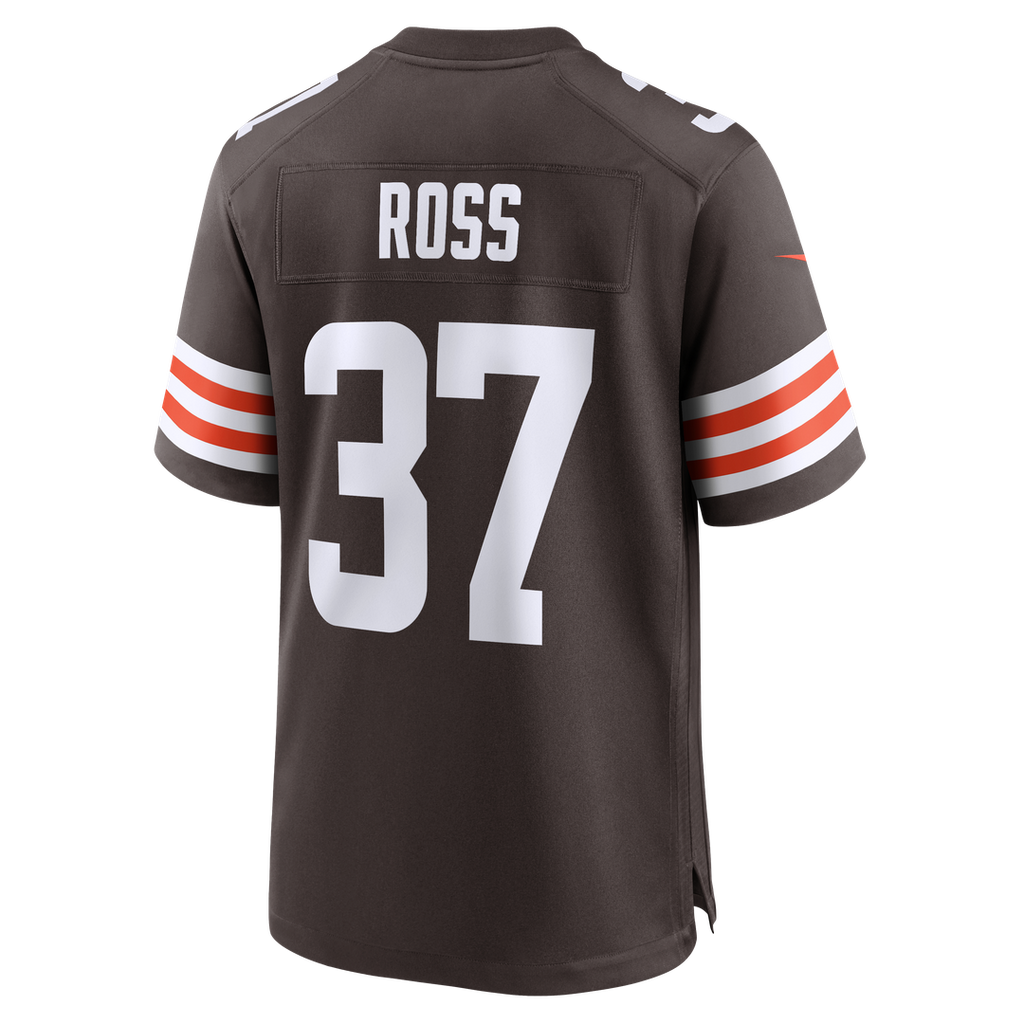 D'Angelo Ross Cleveland Browns Brown Team Game Jersey