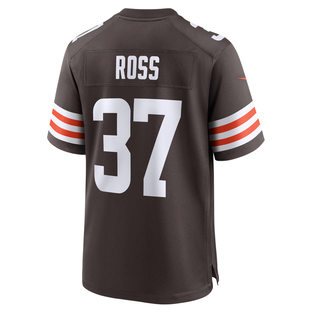 D'Angelo Ross Cleveland Browns Brown Team Game Jersey