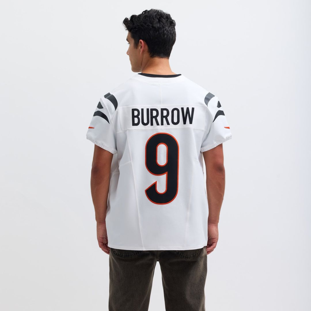 Joe Burrow Cincinnati Bengals White Vapor F.U.S.E. Elite Jersey