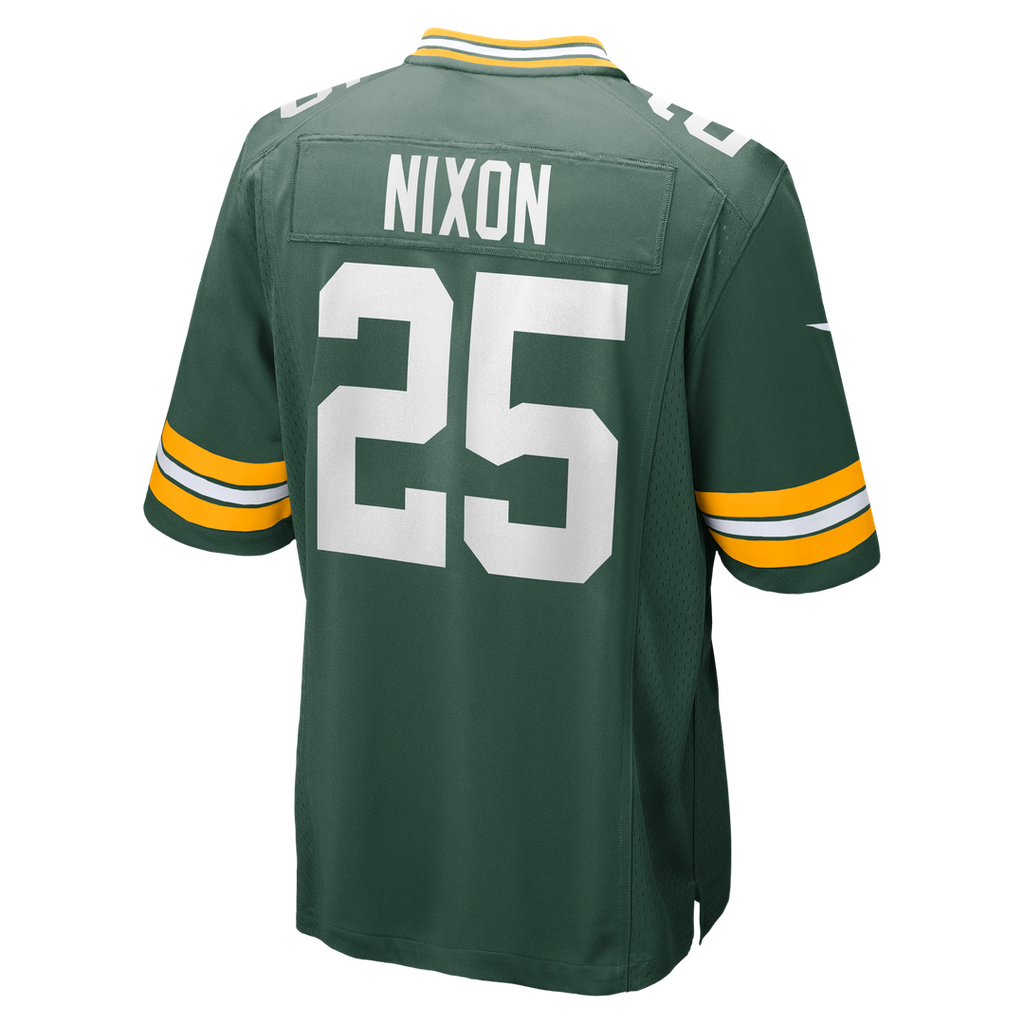 Keisean Nixon Green Bay Packers Green Game Player Jersey
