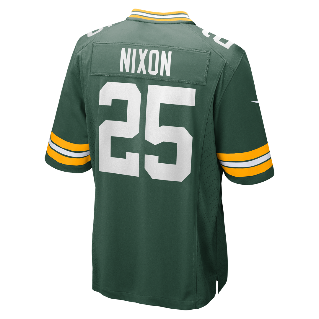 Keisean Nixon Green Bay Packers Green Game Player Jersey