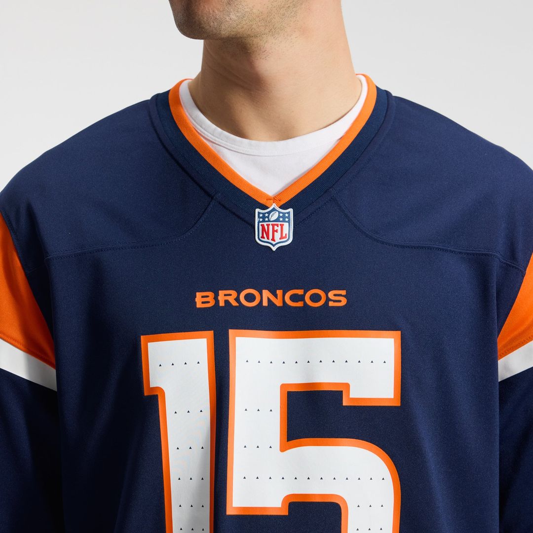 Nik Bonitto Denver Broncos Navy Alternate Game Jersey