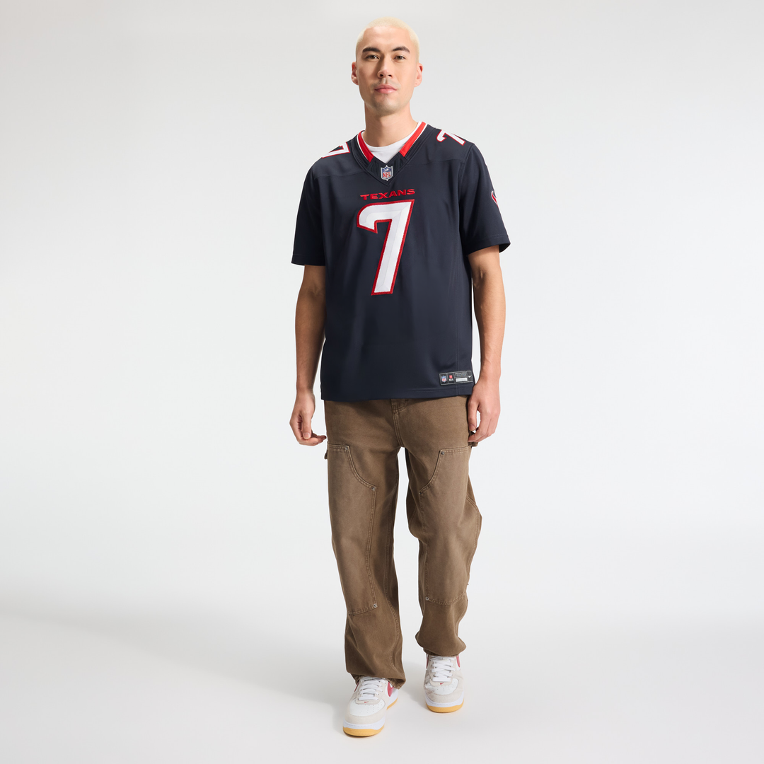 C.J. Stroud Houston Texans Navy Team Vapor F.U.S.E. Stitched Limited Jersey