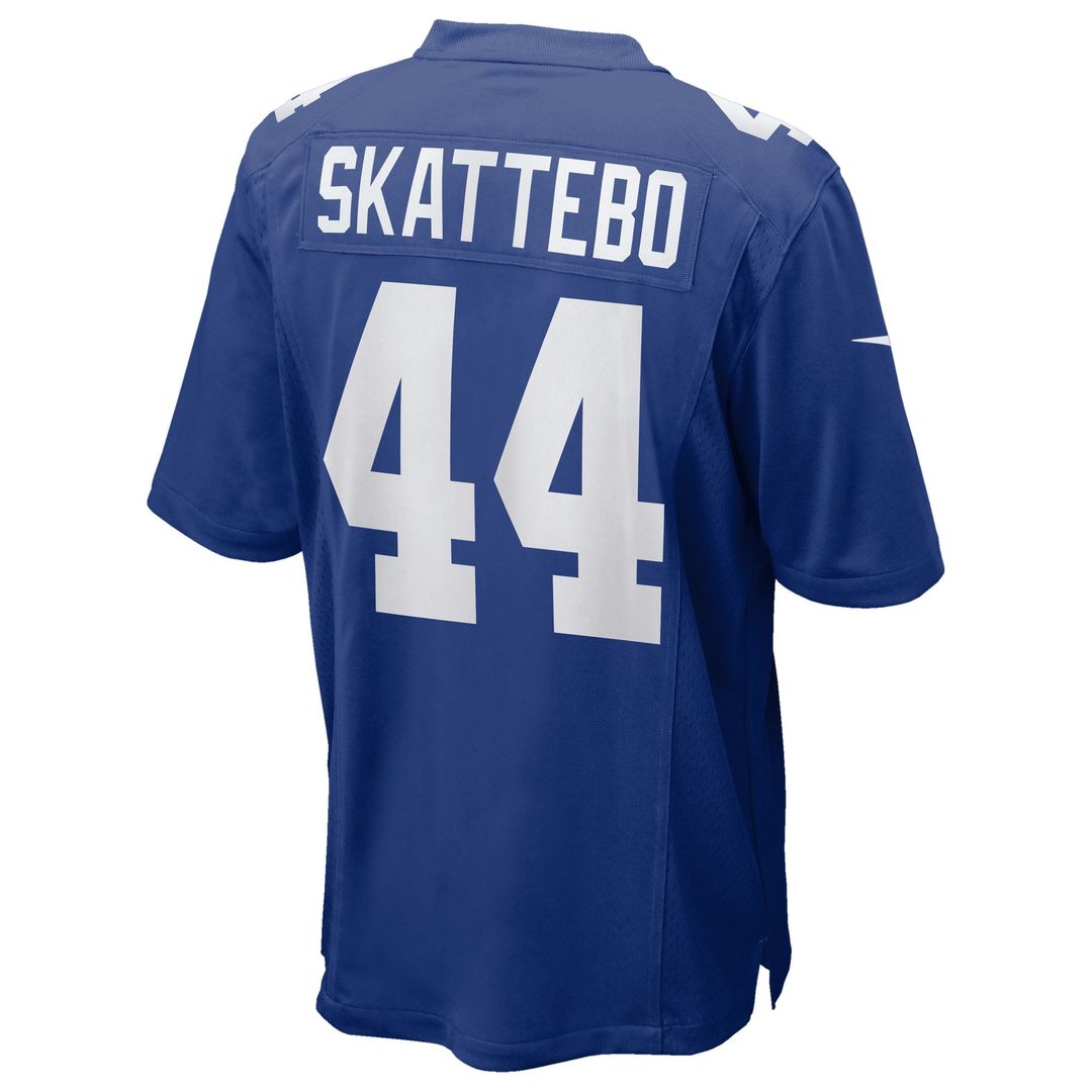 Cam Skattebo New York Giants Royal Game Jersey