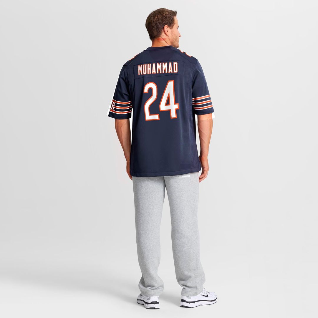 Malik Muhammad Chicago Bears Navy Team Game Jersey