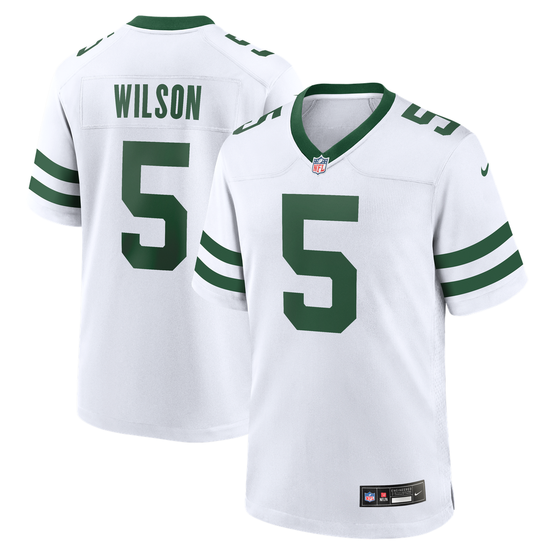 Garrett Wilson New York Jets Legacy White Game Jersey