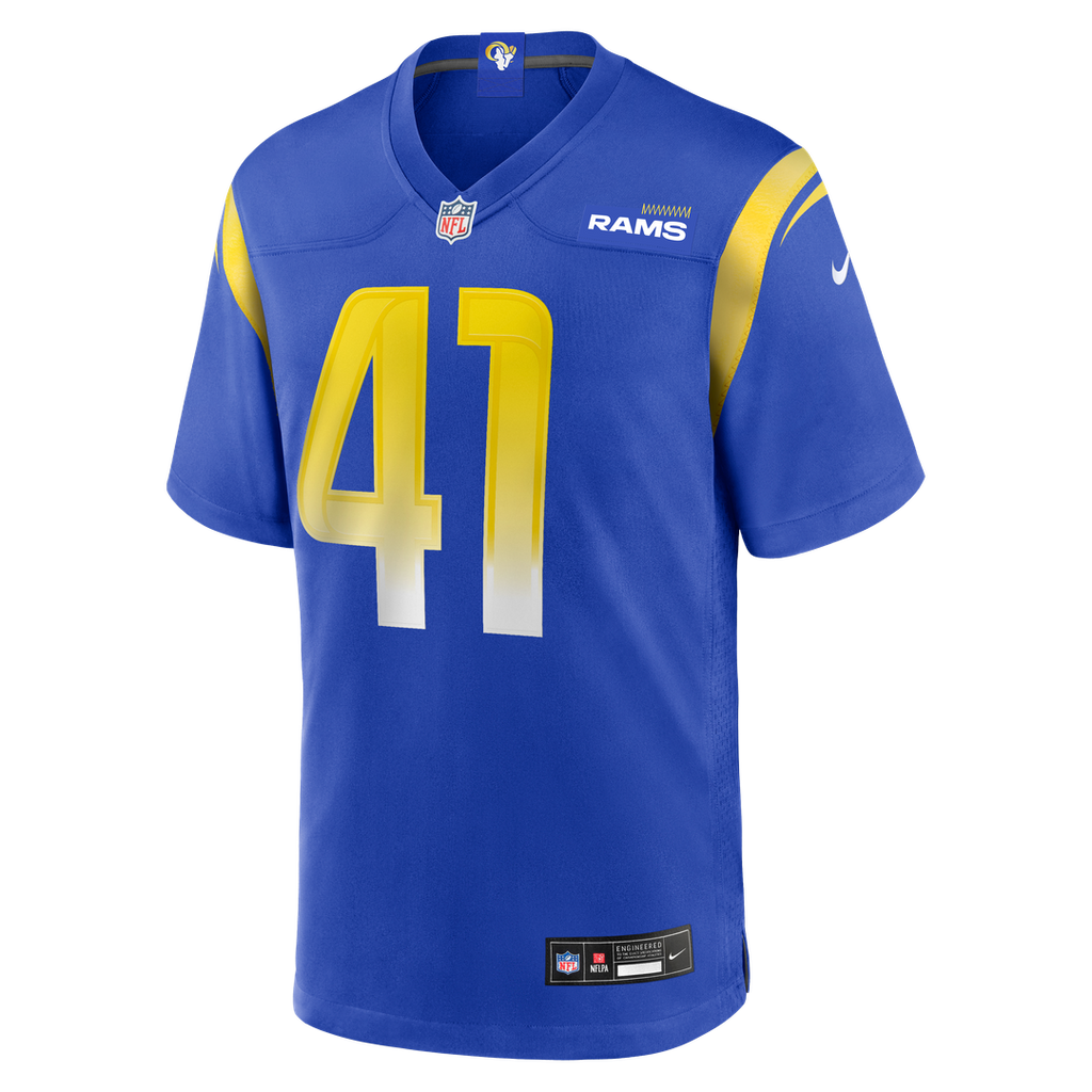 Cameron McCutcheon Los Angeles Rams Royal Game Jersey