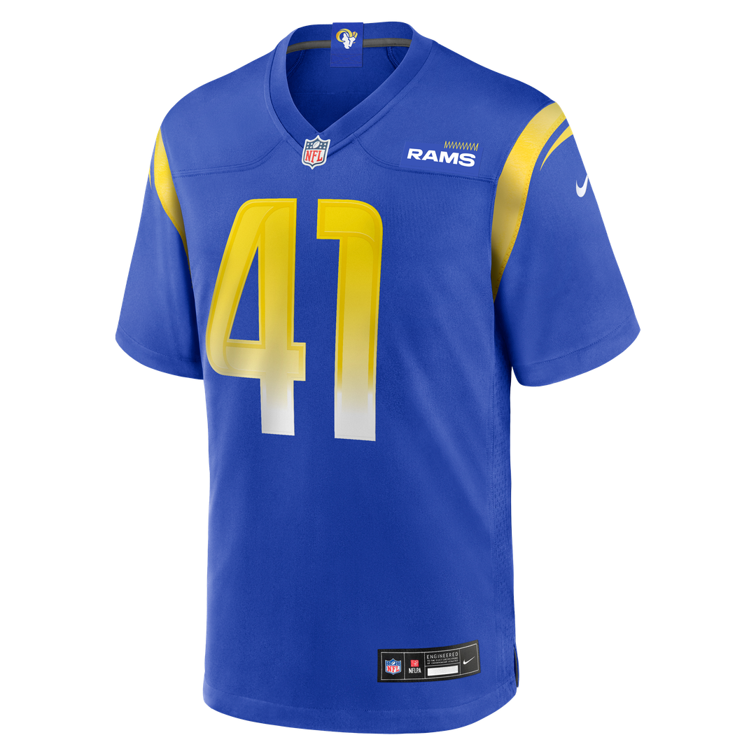 Cameron McCutcheon Los Angeles Rams Royal Game Jersey