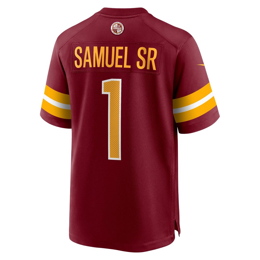 Deebo Samuel Sr Washington Commanders White Game Player Jersey