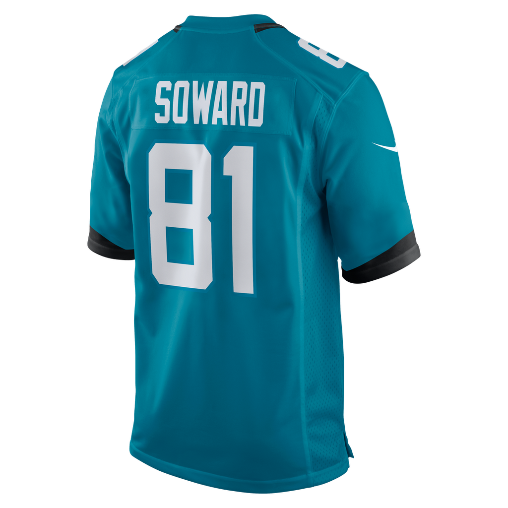 R. Jay Soward Jacksonville Jaguars Teal Retired Player Team Game Jersey