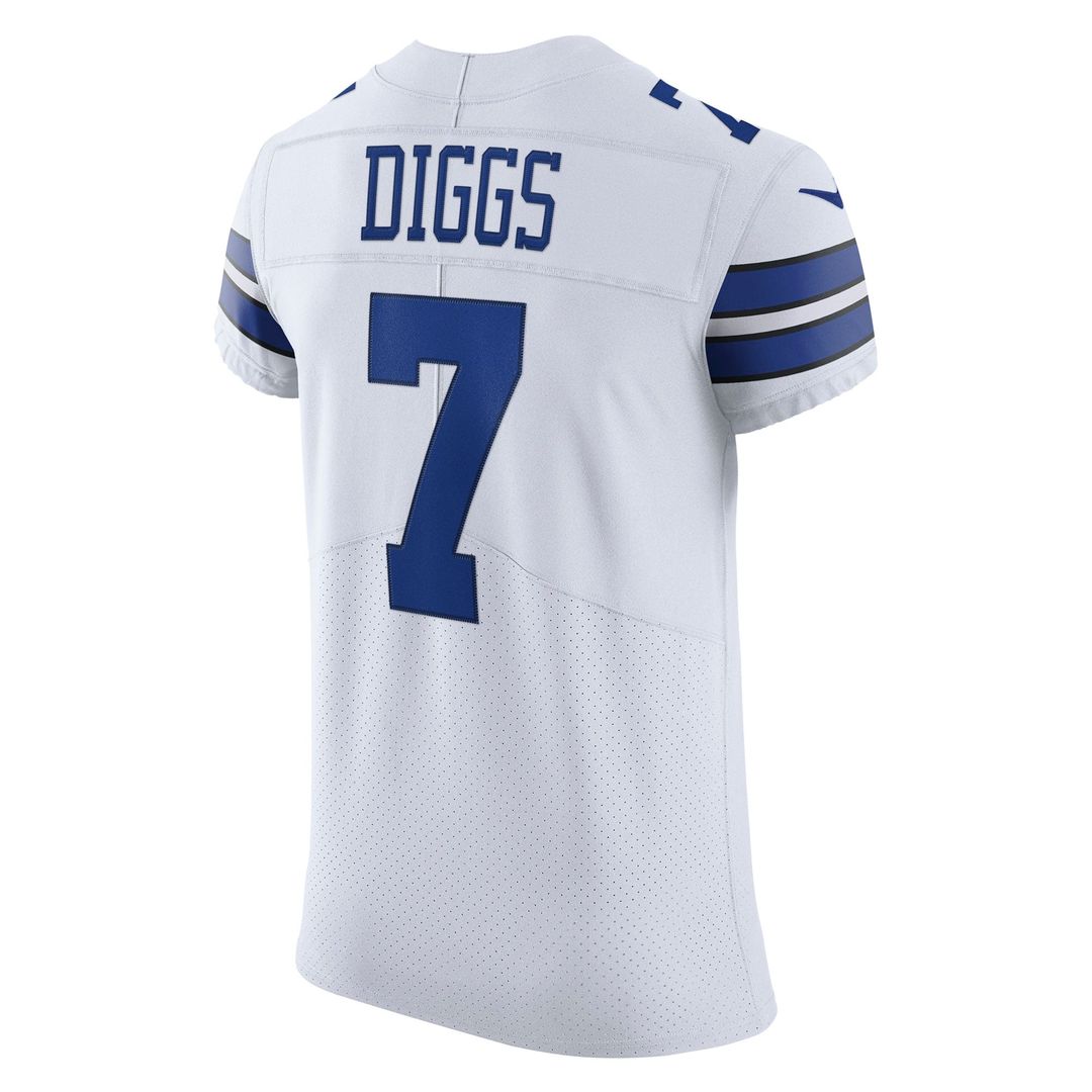 Trevon Diggs Dallas Cowboys White Vapor Elite Jersey