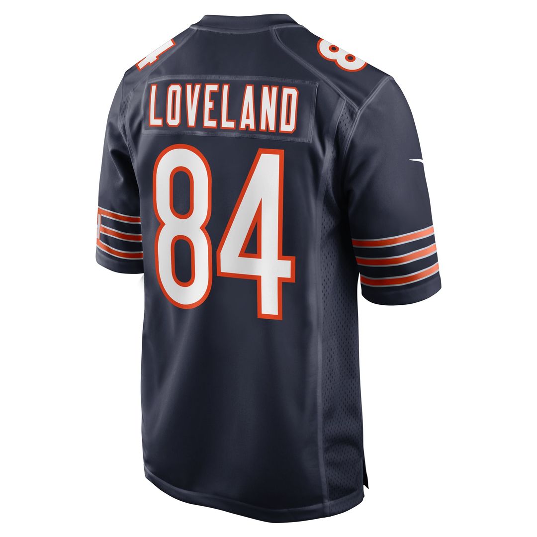 Colston Loveland Chicago Bears Navy Team Game Jersey