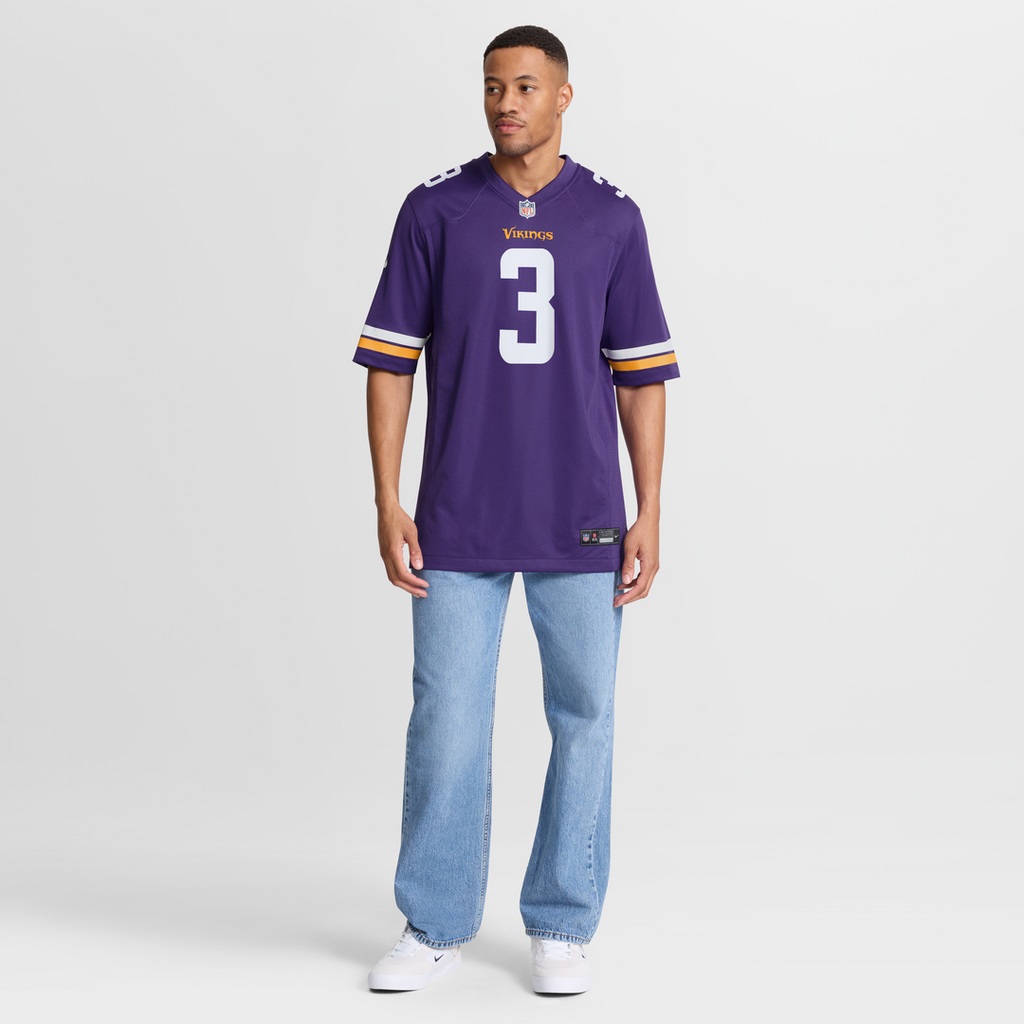 Jordan Addison Minnesota Vikings White Alternate Game Player Jersey