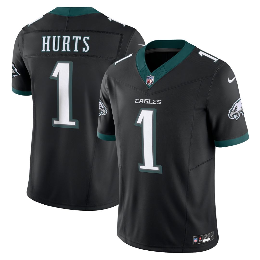 Jalen Hurts Philadelphia Eagles Black Alternate Vapor F.U.S.E. Limited Jersey