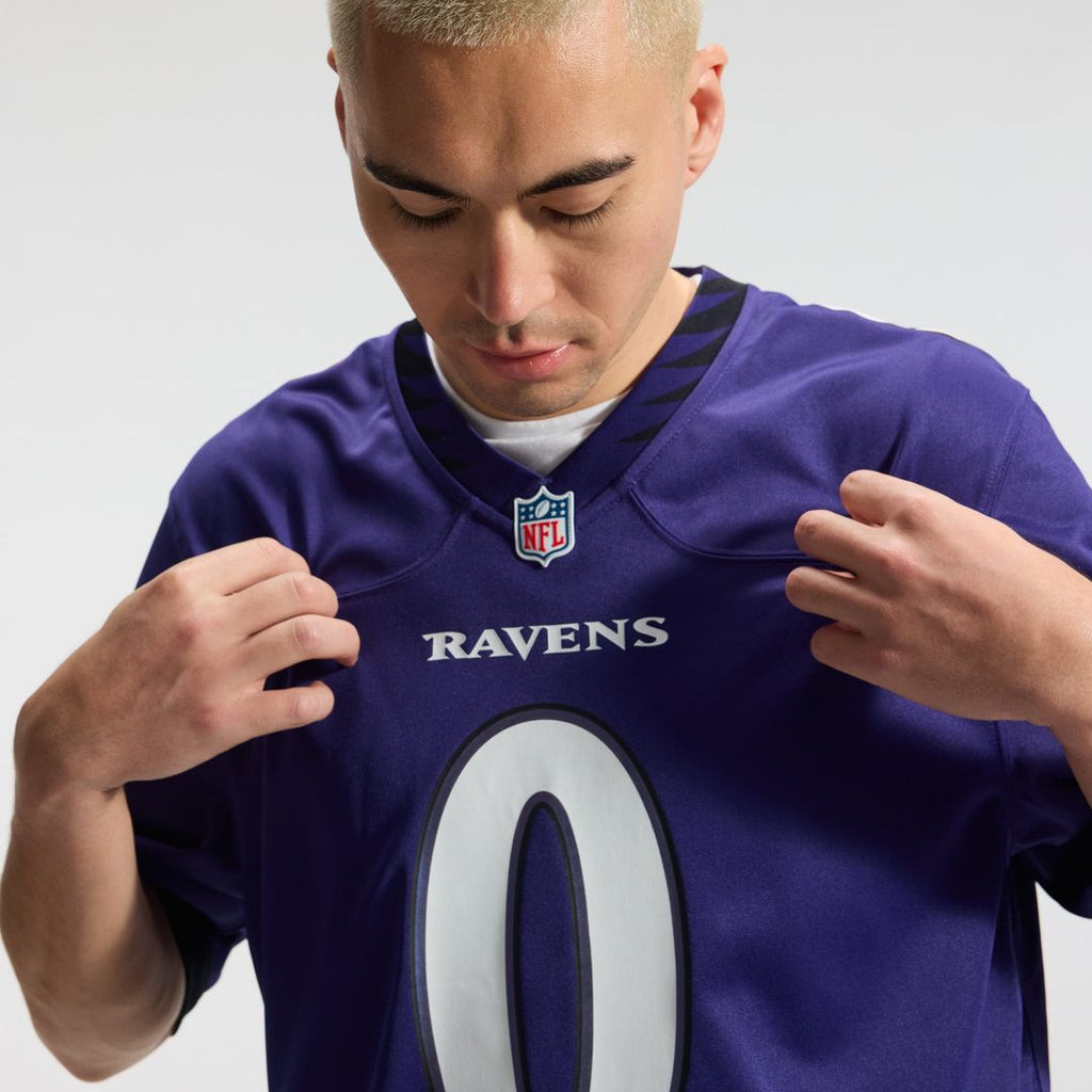 Roquan Smith Baltimore Ravens Purple Team Game Jersey