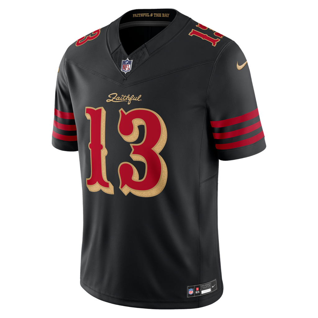 Brock Purdy San Francisco 49ers Black Rivalries Collection Stitched Limited Jersey