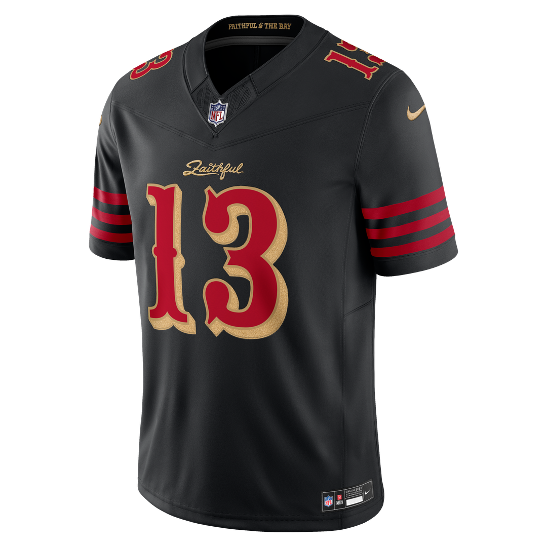Brock Purdy San Francisco 49ers Black Rivalries Collection Stitched Limited Jersey