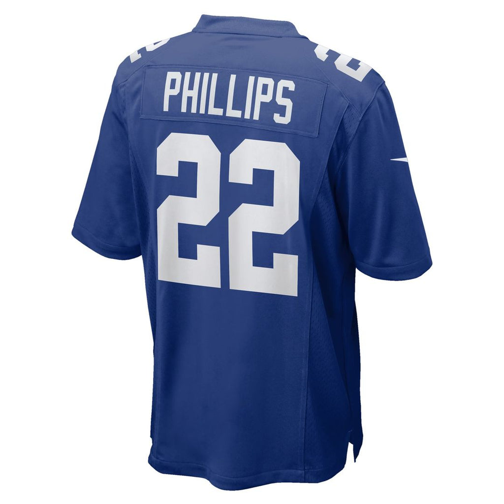 Dru Phillips New York Giants Royal Team Game Jersey