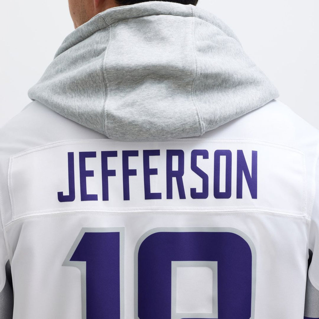 Justin Jefferson Minnesota Vikings White Alternate Vapor F.U.S.E. Limited Jersey
