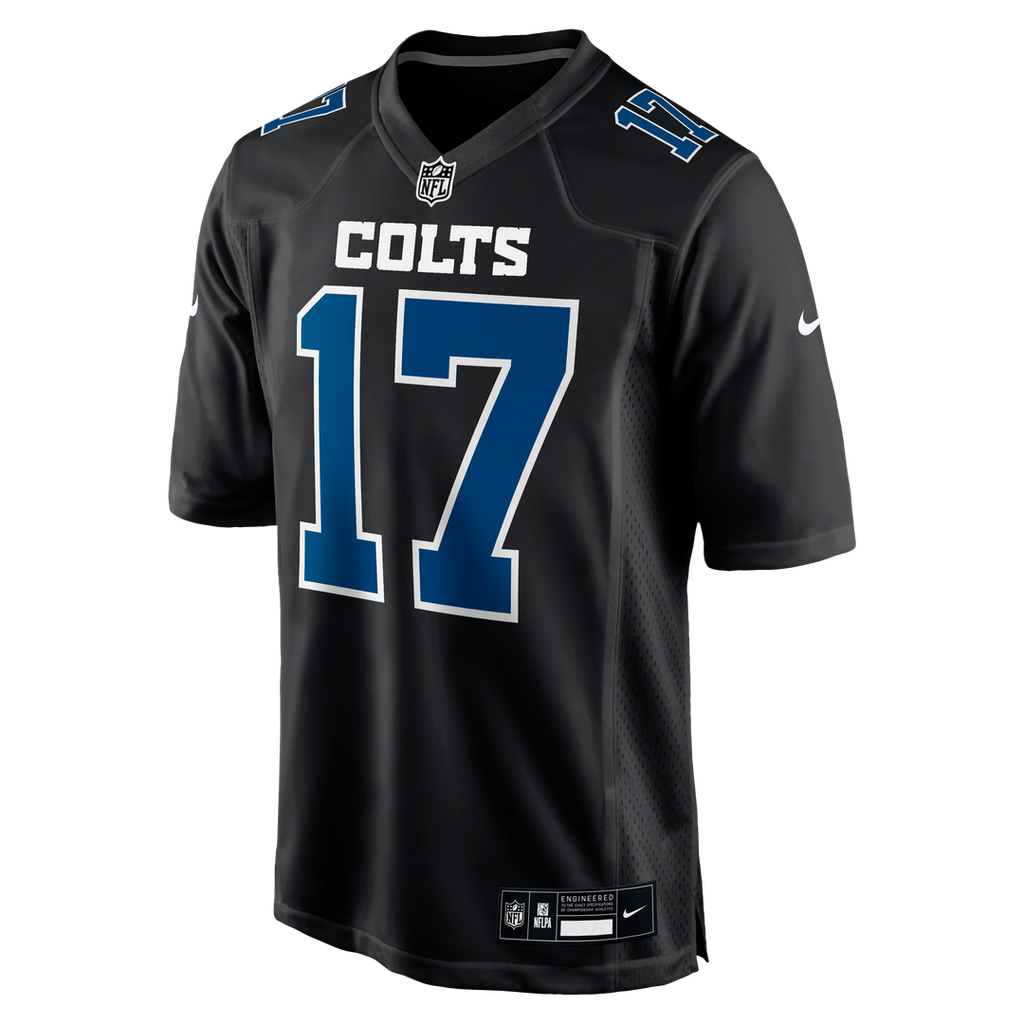 Daniel Jones Indianapolis Colts Carbon Black Fashion Game Jersey